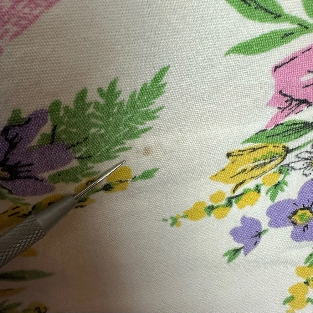 Vintage Flower Basket Tablecloth Bouquet 42 X 51 Rectangle Farmhouse Easter